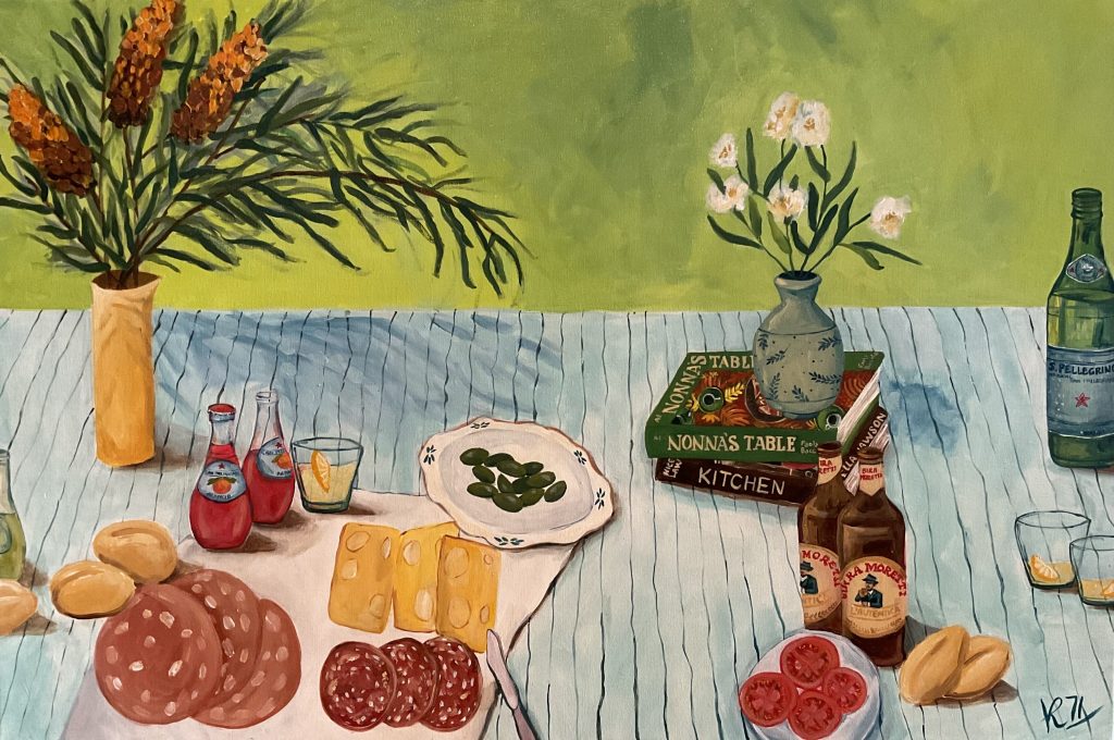 Lunch At Nonna's Table by Veneranda Russo Cornelio